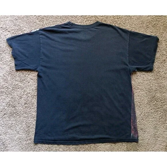 DOM T-Shirt Men's Size XL Patriotic American Flag Graphic Black Short Sleeve - Picture 4 of 6